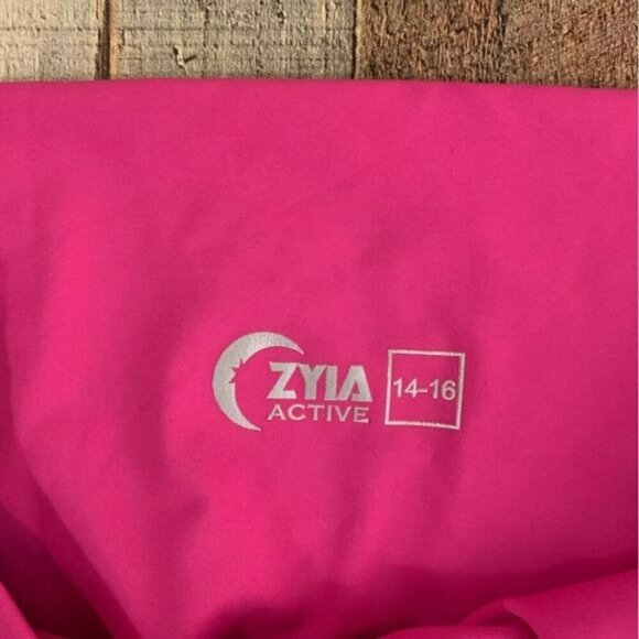 Zyia active girls hot pink active wears leggings -14/16 - Picture 6 of 9